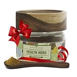 Health Hero Chaga Powder - Siberian Mushroom Chaga Tea - High Potency Organic Dual Extract Chaga - USDA Certified Organic - Enhances Immunity, Promotes Longevity, Optimizes Health - 1oz (30g)