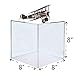 8 Inch Clear Acrylic Display Box with One Open Side No Lid Versatile Square Merchandise Storage Bin or Retail Product Riser No Assembly by Marketing Holders