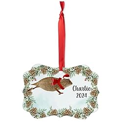Brown Pygmy Chameleon Christmas Ornament 2024