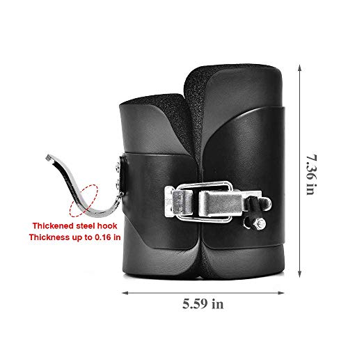 KYLINFIT Anti-Gravity Boots Reverse Abdominal Crunch Sitting Bar Hooks Therapy Core Gym, Black