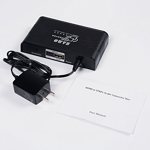 HDMI To Component Converter ,ZAMO 1080P HDMI to YPbPr Component RGB Scaler Converter Supporting Coaxial & R/L Audio Output-With Scaler Function - Thumbnail 6
