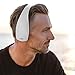 Leme EB30A Wireless Ergonomic Bluetooth 4.1 Over Ear Headphone with Built-in Mic and 12 Hour Battery, with Noise Reduction and Echo Cancellation, Perfect Headset for Gaming and Music (White)