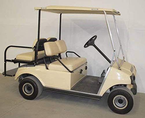 Doorworks Hinged Door Golf Cart Enclosures - Club Car Pre-2000 Marine Vinyl Cart Cover, Swinging Hard Doors, 4 Sided, Zippered Drivable Golf Cart Cover Fits Golf Bags, Utility Box, Rear Facing Seat - Thumbnail 5