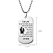 Dog Tag Necklace Gifts for Boyfriend Girlfriend Husband and Wife Jewelry Military Stainless Chains Air Force Pendants Daily, Birthday, Valentine's Day Souvenir