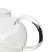 Glass Teapot Kettle with Infuser - Removable Stainless Steel Strainer Steeper and Lid for Loose Leaf and Blooming Tea - Strong Borosilicate Clear Glass Tea Pot - 700 ml / 24 Ounces by Foodie Aid
