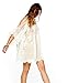 GBSELL Vintage Hippie Boho People Embroidered Floral Lace Crochet Mini Dress (S)