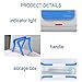 YOUDirect Car Use Electric Heating Bento Lunch Box - Portable Meal Heater Car Plug Food Warmer Stainless Steel Heating Food Container Leak-Proof Food Boxes (Blue)