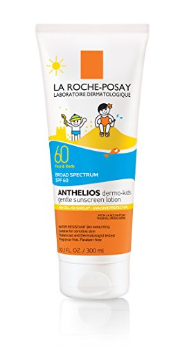 La Roche-Posay Anthelios Kids Sunscreen for Face and Body SPF 60 with Antioxidants and Vitamin E, 10.1 Fl. Oz.