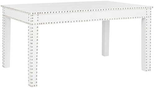 Willa Arlo Interiors Rocio Coffee Table, White Crocodile