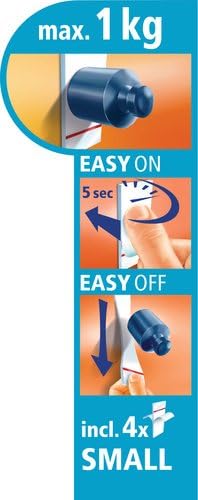 tesa Powerstrips Hooks Small TREND, Removable Self-Adhesive Wall Hook for Glass Tiles, Wood, Plastic and Other Surfaces - Image 5