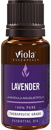 Lavender (Lavandula Angustifolia) Essential Oil - 100% Pure Therapeutic Grade Oil by VIola Essentials - Good for Relieving Stress, Skin Problems and Relaxation