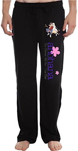 XIJXIN Men's Ano hi mita hana no namae o bokutachi wa mada shiranai Running Workout Sweatpants Pants L Black
