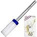 Beauticom Pana Professional USA Ceramic White Small Barrel Bit Nail Drill (Grit: MEDIUM) 3/32