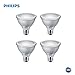 Philips LED Classic Glass Dimmable PAR30S 40-Degree Spot Light Bulb with Warm Glow Effect: 850-Lumen, 2200-3000-Kelvin, 10-Watt (75-Watt Equivalent), E26 Base, Bright White, 4-Pack