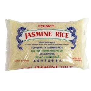 Amazon.com : Dynasty Jasmine Rice (Pack of 12) : Grocery & Gourmet Food