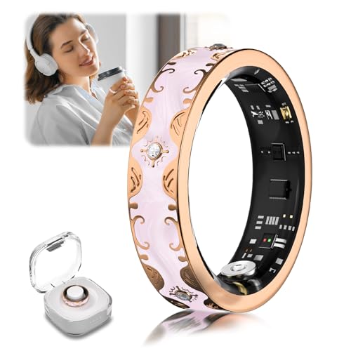 XSWCCJJ 2026 TOP 1 9.0 Smart Ring and Charging Case【Industry First – 0 Measurement Error】【IP68 Waterproof】 smart Ring Damen & Herren for Sleep Trackin