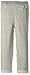 Burt's Bees Baby Boys' Toddler Organic Loop Terry Rolled Cuff Pant, Heather Grey, 3T