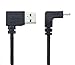 Zepthus 90 Degree Angle USB-C to USB 3.0 Cable 3.3 feet 1M Fast Charging Data Cable For Chromebook Pixel 2015，Nexus 5X, GoPro Hero 5, Apple MacBook, Nintendo Switch