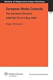 Image de EUropean Works Councils: EUro Directive 2009/38/EC of 6 May 2009 (Bulletin of Compartative Labour Relations)