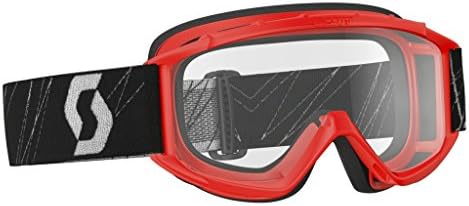 Scott Sports USA Unisex-Child 89Si Goggles (Red/ Clear AFC, One Size)