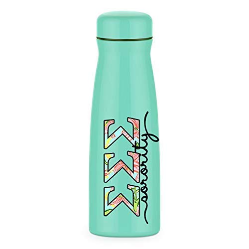 Sorority Insulated Stainless Tumbler Metal - Mint With Tropi