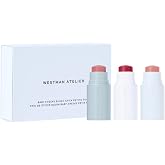 Westman Atelier Baby Cheeks Blush Stick Petite Trio Set, Cream Formula in Petal, Jam, Chouchette Shades, Multi-Use for Lips a