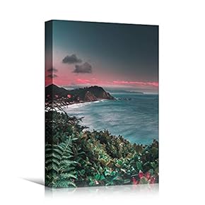 signwin Canvas Wall Art Dramatic Sunset Bedroom Contemporary...
