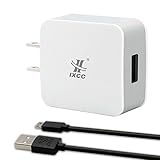 Quick Charge 2.0 Wall Charger, iXCC 18W Single USB Port QC2.0 Charger Adapter for Samsung Galaxy S7 / Edge, LG G4 / V10, HTC and More - White