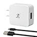 Quick Charge 2.0 Wall Charger, iXCC 18W Single USB Port QC2.0 Charger Adapter for Samsung Galaxy S7 / Edge, LG G4 / V10, HTC and More - White