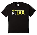 Kids Sports Shirts - ReLAX Lacrosse Sticks T-Shirt 12 Black