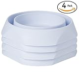 Bed Bug Insect Interceptor 4 PACK White. Revolutionary Design ensures NO Talcum powder, Pesticides or additional products needed. Most RELIABLE Trap on the Market.