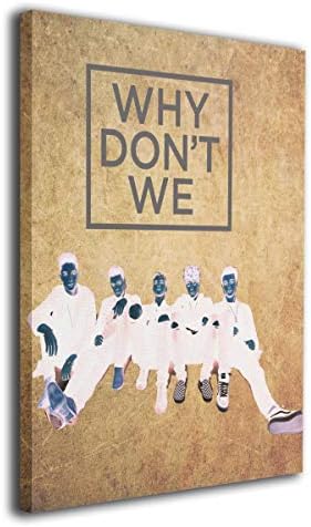 Why Don't We Wall Art Decor Poster Artworks Paintings Prints On Canvas Frameless For Home Decorations Wall Decor 16x20Inch