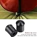 Vbestlife Double Bass Endpin Rubber Tip Stopper, Set of 2 Upright Bass Parts Replacement Rubber Tip for Double Bass End Pin Protector Black