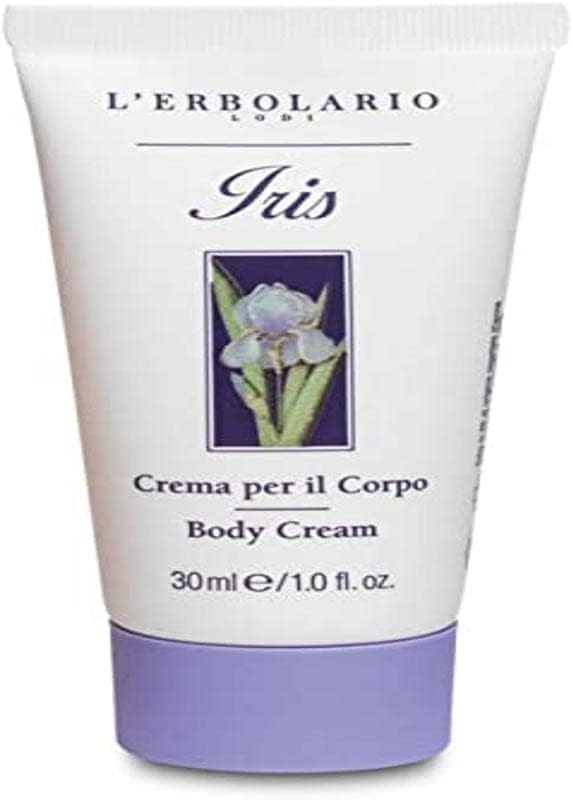 L'Erbolario Iris Body Cream 50ml Mini Travel Size Velvety Moisturizing Fragrant