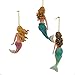 Kurt Adler 4-1/2-Inch Resin Mermaid Ornament, Set of 3