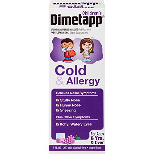 Children’s Dimetapp Cold & Allergy (8 fl. oz., Grape Flavor), Nasal