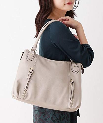Amazon パサージュ ミニョン トートバッグ ジップポケットつき合皮トートバッグ C レディース ベージュ 052 00 Passage Mignon パサージュ ミニョン トートバッグ