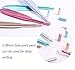 12 PCS Feather Gel Ink Pens, Artifical Feather Pens, Creative Office Supplies Students Stationery, 0.38mm Fine Point (Black Ink)