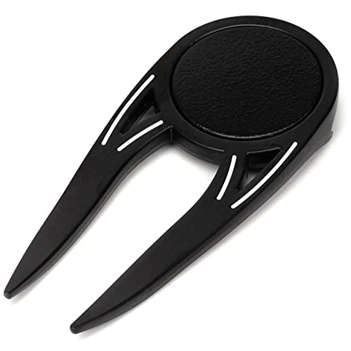 VANANA Golf Double Prong Divot Tool Pitch Mark Repair Tool Detachable Magnetic Putting Aid Golf Ball Marker Divot Repair Tool Bottle Opener for the golfers