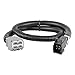 CURT 51446 Quick Plug Brake Controller Wiring Harness, Fits Select Chrysler, Dodge, Jeep Vehicles (Tow Package Required)