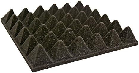 Mycoustics PYRA-MINI_FULPAK_LD Pyramid Acoustical Foam 12" x 12" x 2" (12 pack)