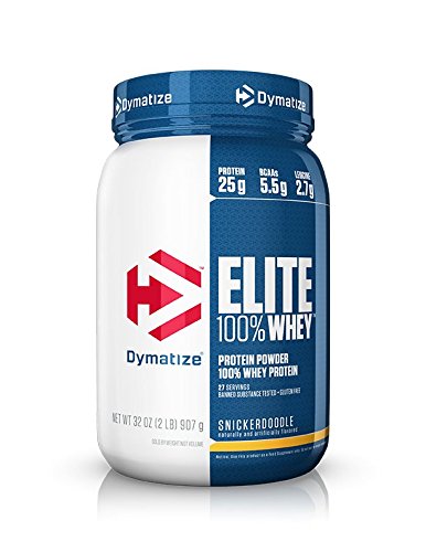 Dymatize Elite 100% Whey Protein, Snickerdoodle, 2 lbs