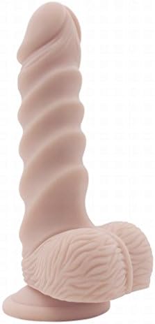 GMOE0FJ Realistic Toys 7.68 Inch Realistic Liquid Silicone Dilldós with Strong Suction Base