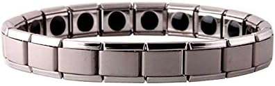 Elegant Titanium Magnetic Therapy Bracelet Pain Relief for Arthritis and Carpal Tunnel