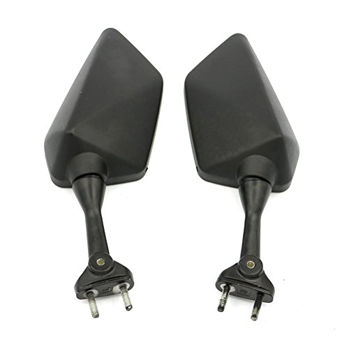 Alpha Rider Motorcycle Left Right Rear View Mirrors For KAWASAKI NINJA 2008-2013 09 10 250R EX250 Black