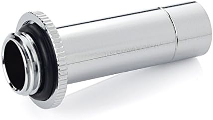 Bitspower Touchaqua Male G1/4" to Male Adjustable Link Pipe 41-69MM, Glorious Silver