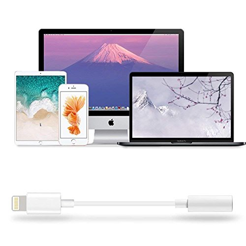 image for ZestyChef [2 Pack] iPhone Headphone Adapter, L-ghtig to 3.5mm Headphon
