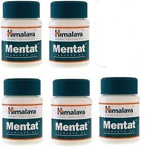 5 Bottles Himalaya Herbal Mentat Brain Health Memory Retention 300 Tablets Improve Memory