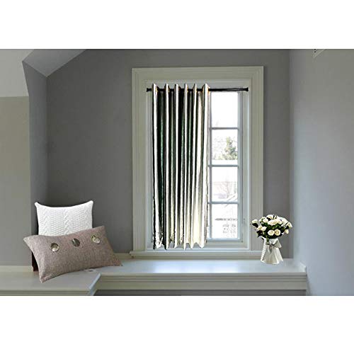 GoodtoU Tension Rod Shower Curtain Rod 42-83 inch Black