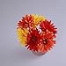 6PCS Artificial Flowers, 8.7'' Gerbera Daisies Silk Flowers Realistic Real Touch Fake Daisy Mum Flowers Chrysanthenum,Sunflowers Bouquet With Flocking Stems Gerber Daisy Fall Flowers for Home Decor